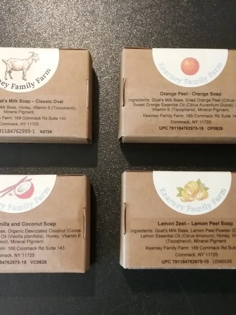The Bakery & Creamery Collection - Botanical Oval Goat Milk Soap (4-Bar Set)